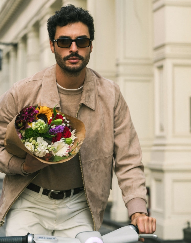 Royal Crescent Suede Blouson