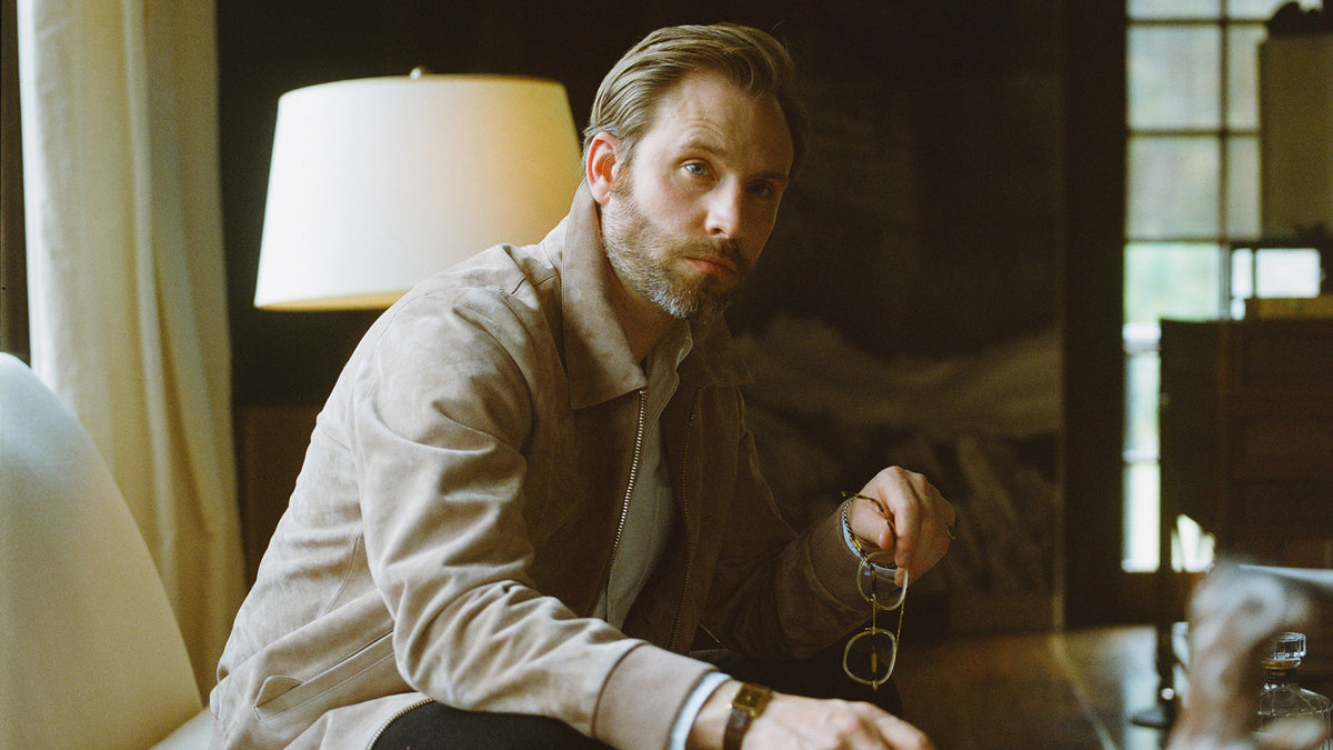 ROYAL CRESCENT SUEDE BLOUSON