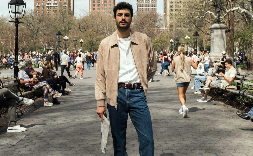 Royal Crescent Suede Blouson